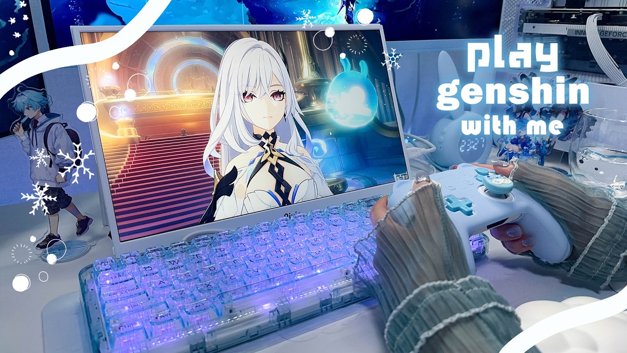 【play with me】 🐳 原神 🐳/スカークとダリアを絶対に引きたい！【genshin impact】60 min of game play┊jp voice  Skirk ver5.7