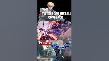 Kyle Dragon Install Comeback #ggst #guiltygearstrive #guiltygear #shorts #shorts