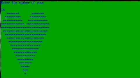 How to Coding Colourful Heart shape  pattern in C ❤️