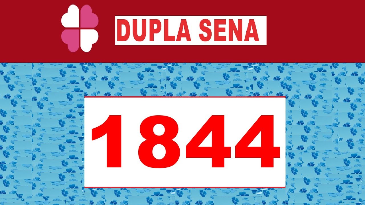 resultado da dupla-sena concurso Dupla Sena 1844 - Resultado do dia (25/09/2018)