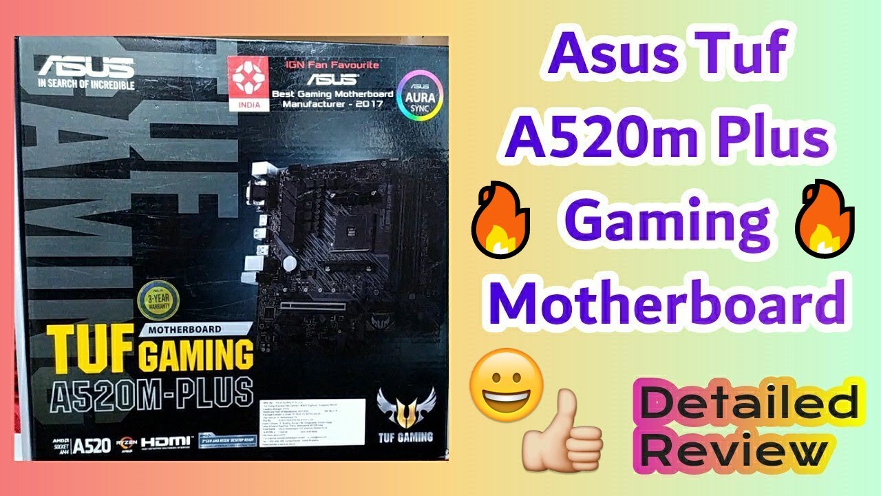 Asus TUF A520M Motherboard Detailed Review in Hindi 🔥 | Asus A520M-Plus