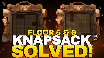 Knapsack Expedition Puzzle Day 3 (Floors 5 And 6) SOLVED! | Watcher of Realms