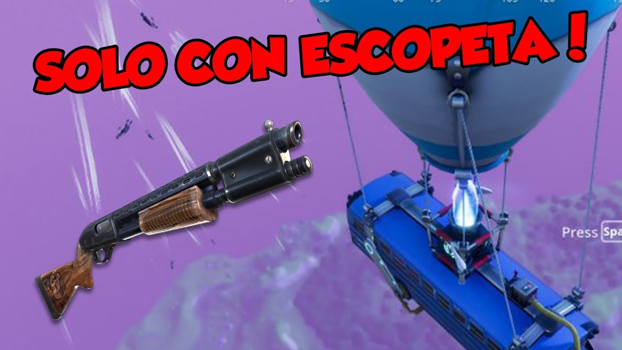 💀 ¡GANANDO SOLO CON ESCOPETA! 💀 ~ FORTNITE