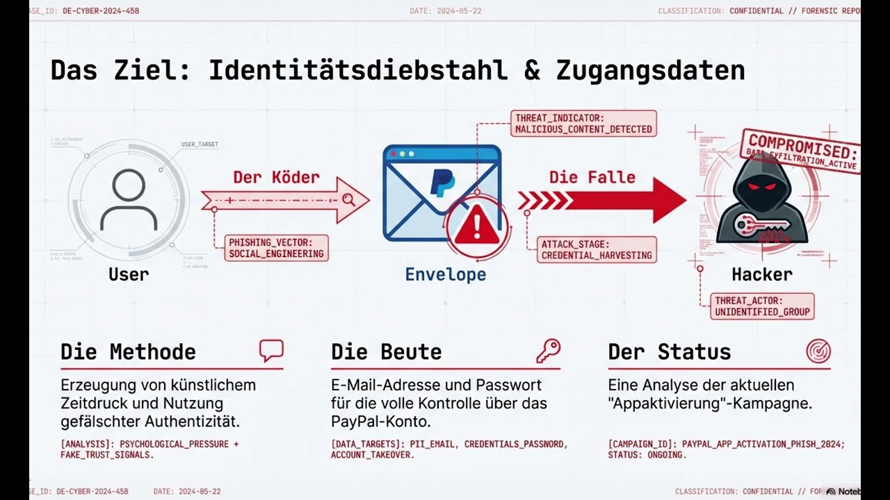 E Mail Betrug - Falsche Paypal Mitteilung