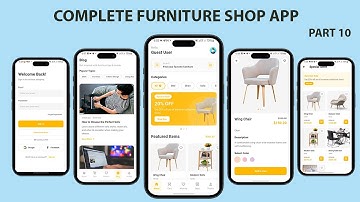 Part 10 | Wishlist Screen UI | Complete Flutter Furniture Shop App | Provider |  Speed Code | 2025