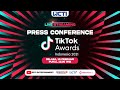 VIRTUAL PRESS CONFERENCE TIKTOK AWARDS 2021