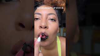 SACHEU BEAUTY LIP LINER STAYN #SACHEU #sacheubeauty #tiktokshopstockup #lipliner #lipstain