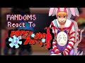 FANDOMS Reacts To POPEE THE PERFORMER [GCRV] [POPEE THE PERFORMER] [1/5]