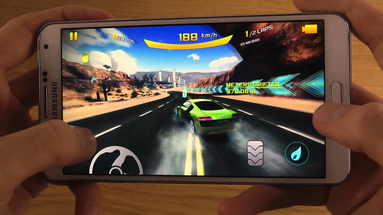 Asphalt 8 Samsung Galaxy Note 3 HD Gameplay Review
