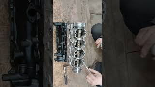 Сборка двигателя. #двигатель #engine #daewoo #lanos #restoration #renovation #реставрация #nexia