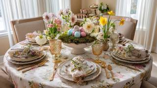 Dreamy Shabby Chic Easter Decor 🐣 Pastel Aesthetic Home & Spring Tablescape Ideas Wealth