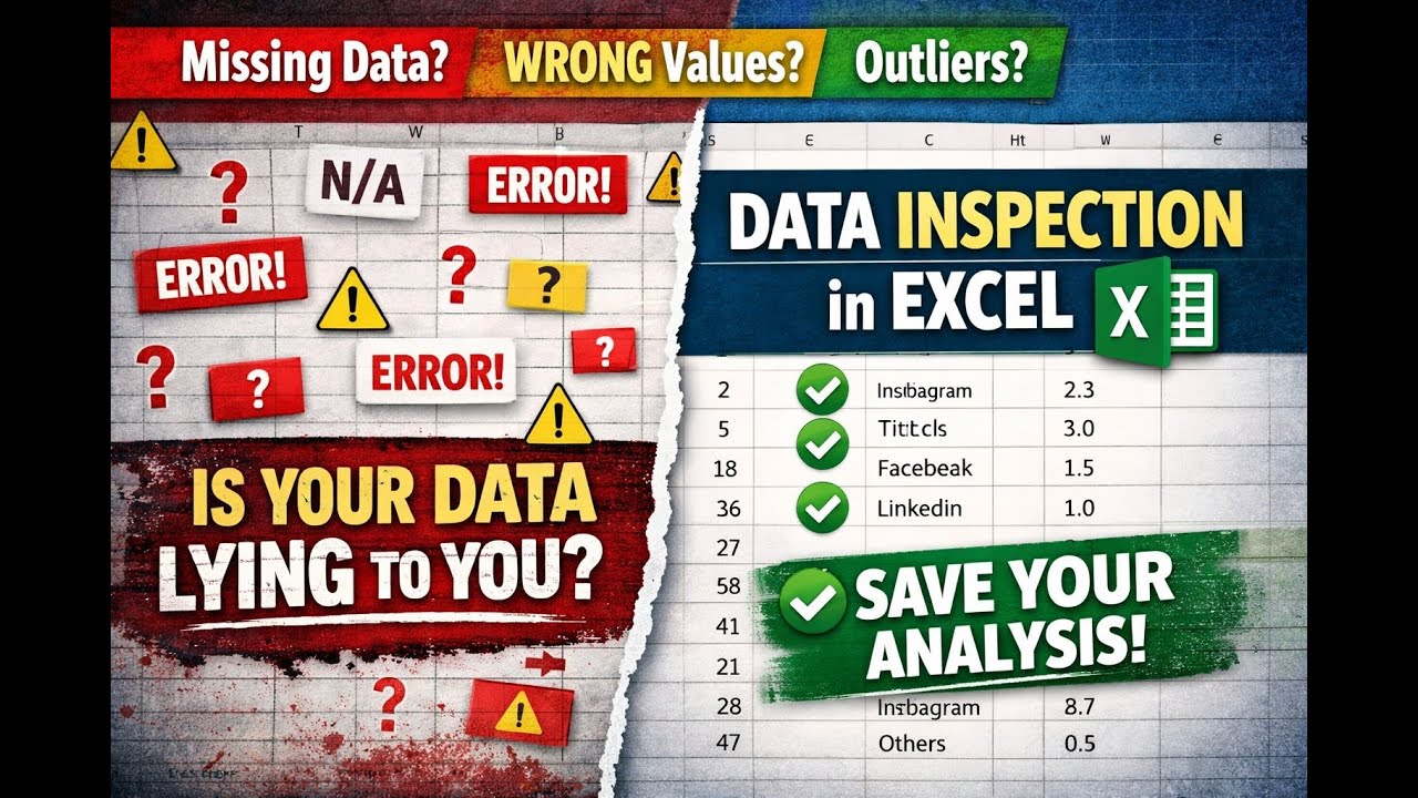 Data Inspection in Excel: Part A (Counting, Missing data, Outliers)