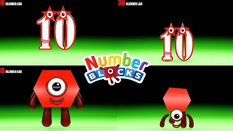 NUMBERBLOCKS Quadparison Part 53 | 3D Blender Lab