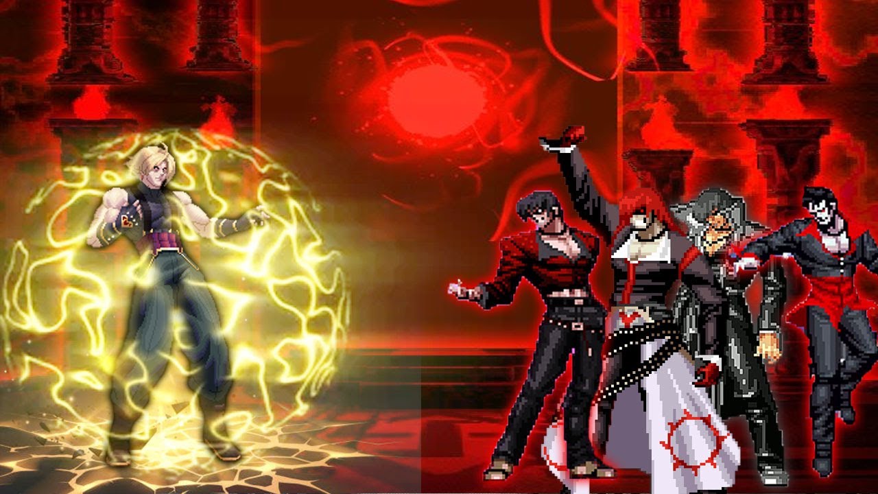 [Mugen KOF] Orochi Lightning Adel Vs Iori Yagami CTN Team