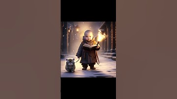 nice top little Monk funny video#khmer#little#shorts#short