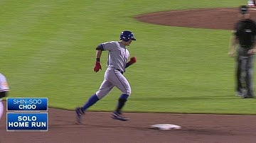 TEX@BAL: Choo hits an opposite-field solo home run