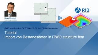 iTWO structure - Plattenpaket mit RTslab-Daten