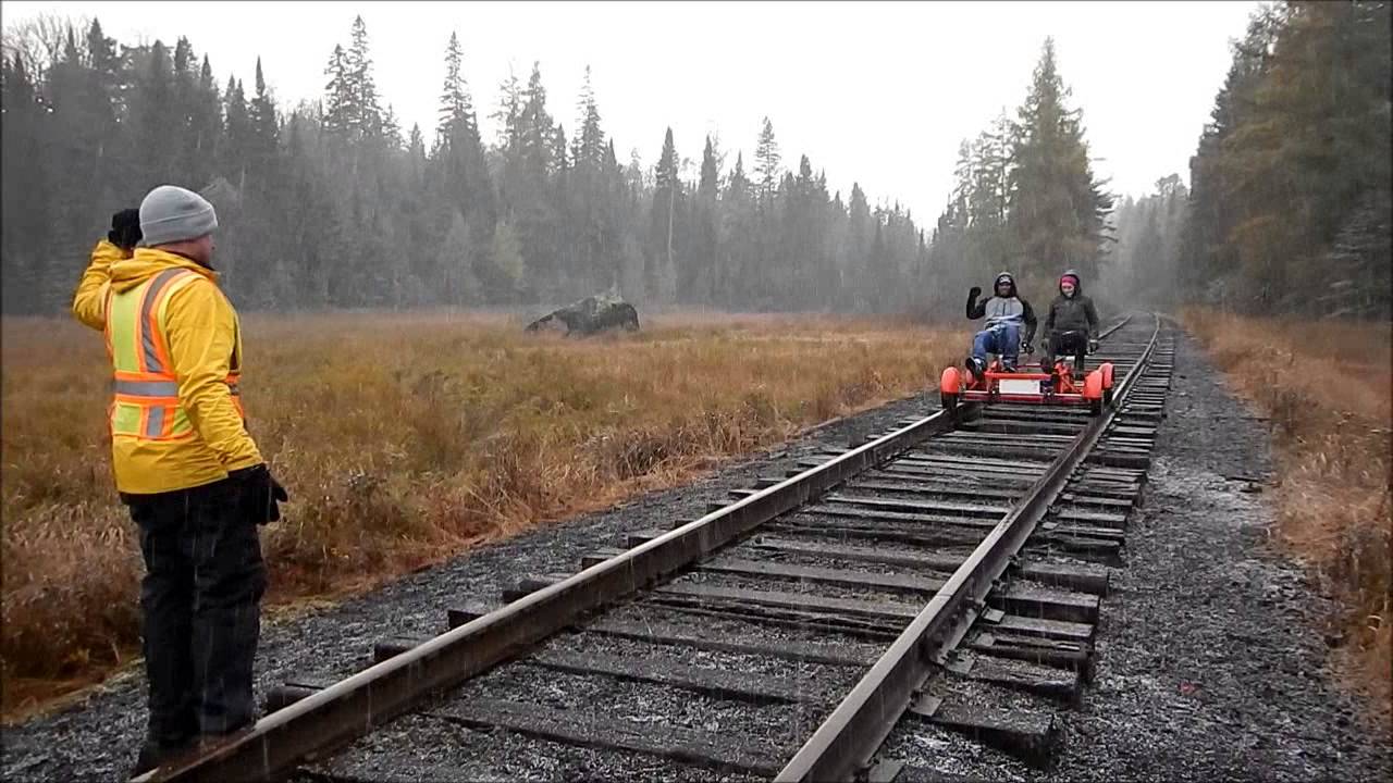 Rail Biking in the Adirondacks YouTube