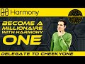 💰 GET RICH WITH ONE 💰 Become A Millionaire With Harmony ONE | Cheeky Crypto