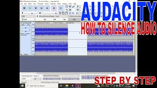 ✅  How To Silence Audio In Audacity  🔴
