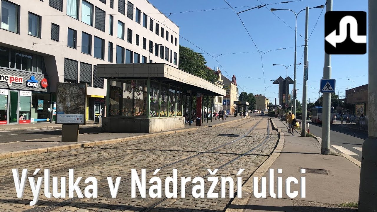 🚧 Výluka v Nádražní ulici - VÝLUKY V PRAZE [4K]