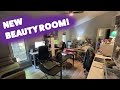 FIRST LOOK AT MY NEW BEAUTY ROOM & OFFICE!