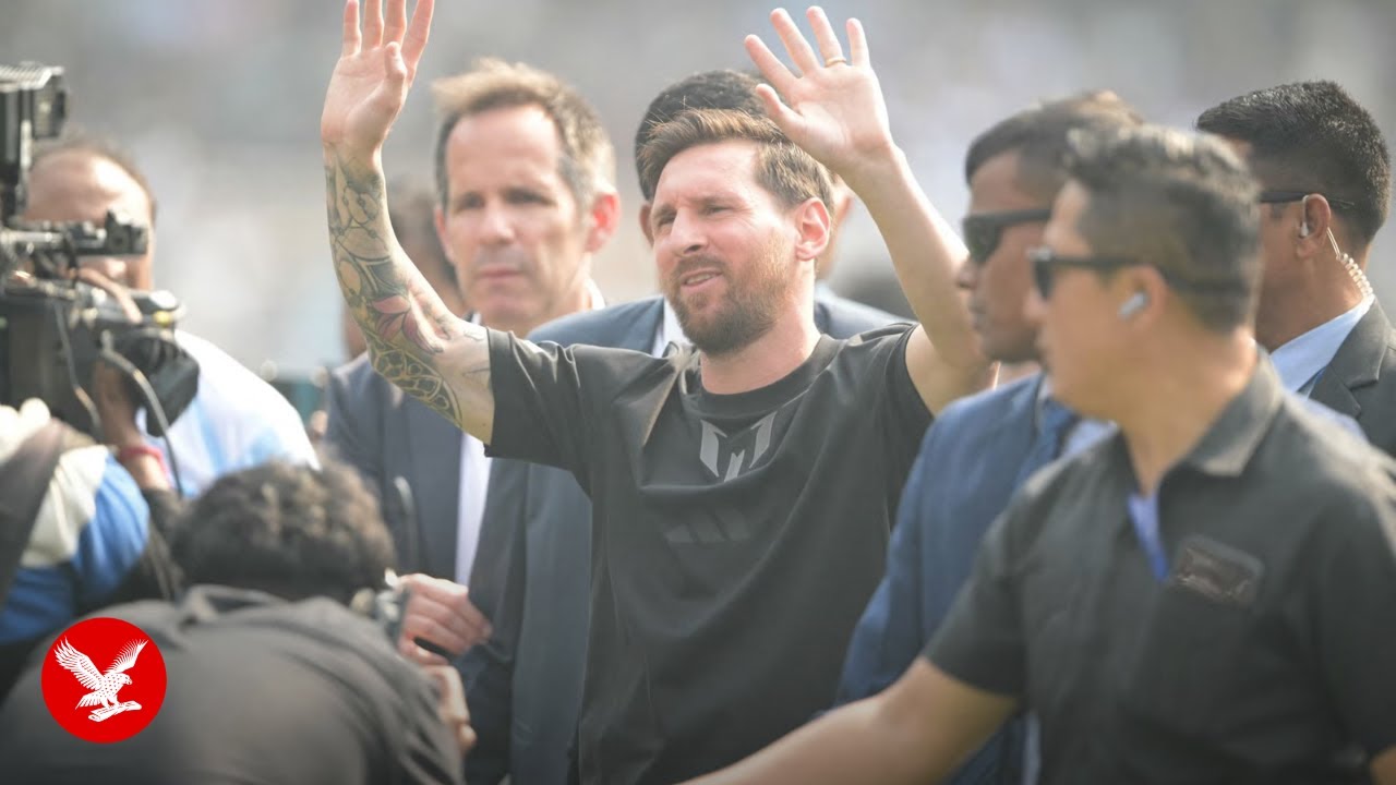 Chaos erupts during Lionel Messi’s India tour