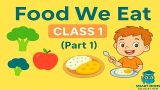Celebrity Food We Eat – Class 1 EVS (Part 1) | Food Sources | Eating Habits | class 1 food@smartmomseducation Net Worth
