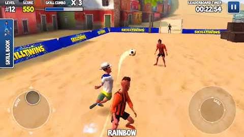 Watch how I scored 2 027 points on my Level 12 Skill Run! #skilltwinsfootballgame @SkillTwins