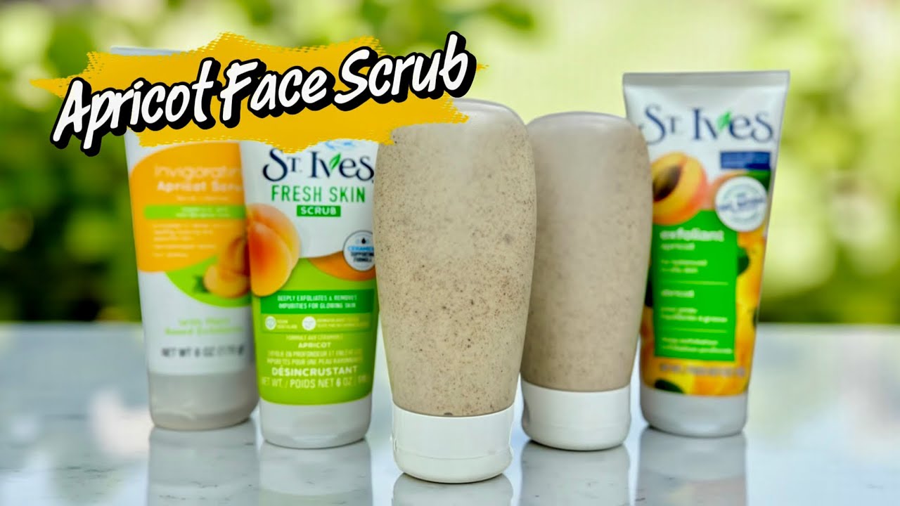Сделайте свой собственный скраб для лица из абрикосов St. Ives! Кремообразный скраб для лица!