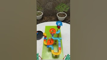 🌷Marble Run | Building Blocks | DIY ASMR #lego #building #blocks #brick #marblerun #marble