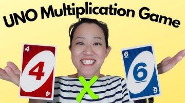 MULTIPLICATION SUM RUMMY with UNO cards | Gameschooling MATH