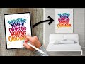 Best Way to Print Your Digital Artwork | From iPad to Canvas