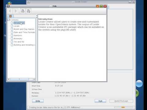 Locale Creator GUI demo