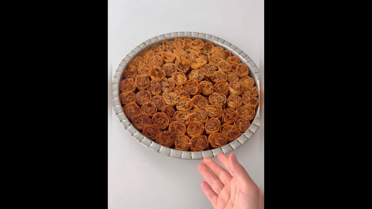 Kadayıflı pratik baklava tarifi ???? Kadayıflı pratik baklava tarifi ????