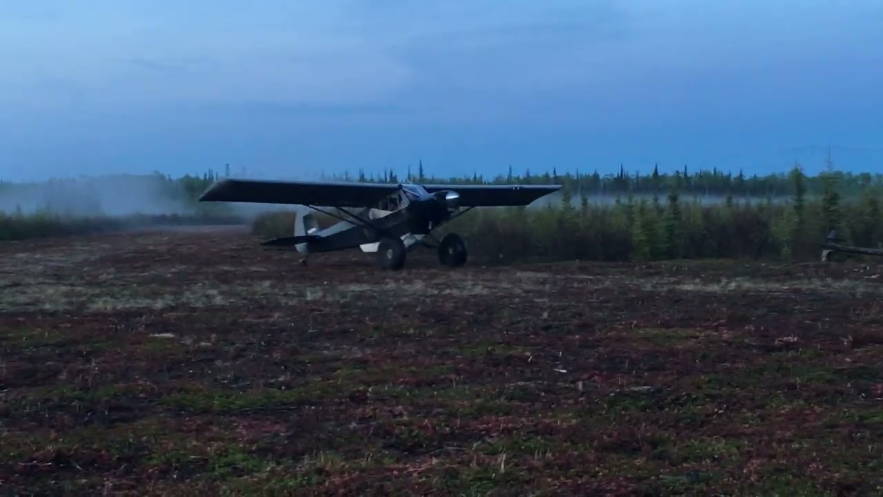 Super Cub Landing in Alaska