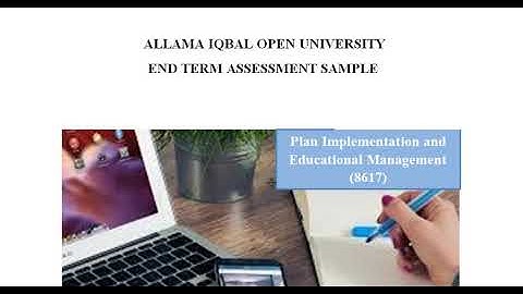 Aiou Solved Assignment (8617) ETA Plan Implementation and Educational Management Sample Autumn 2019