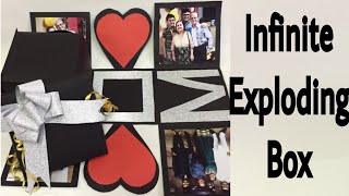 INFINITE EXPLODING BOX | NEVER ENDING EXPLOSION BOX | DIY CRAFT | Post 58