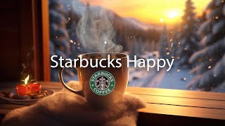 Happy Morning Starbucks Coffee Jazz - Positive Bossa Nova Piano Music For Relax, Work and Study ☕