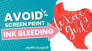 How to Avoid Screen Print Bleeding