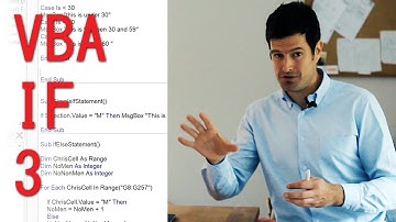 Excel VBA Conditional IF Statements for Beginners Part 3 of 3 - Select Case