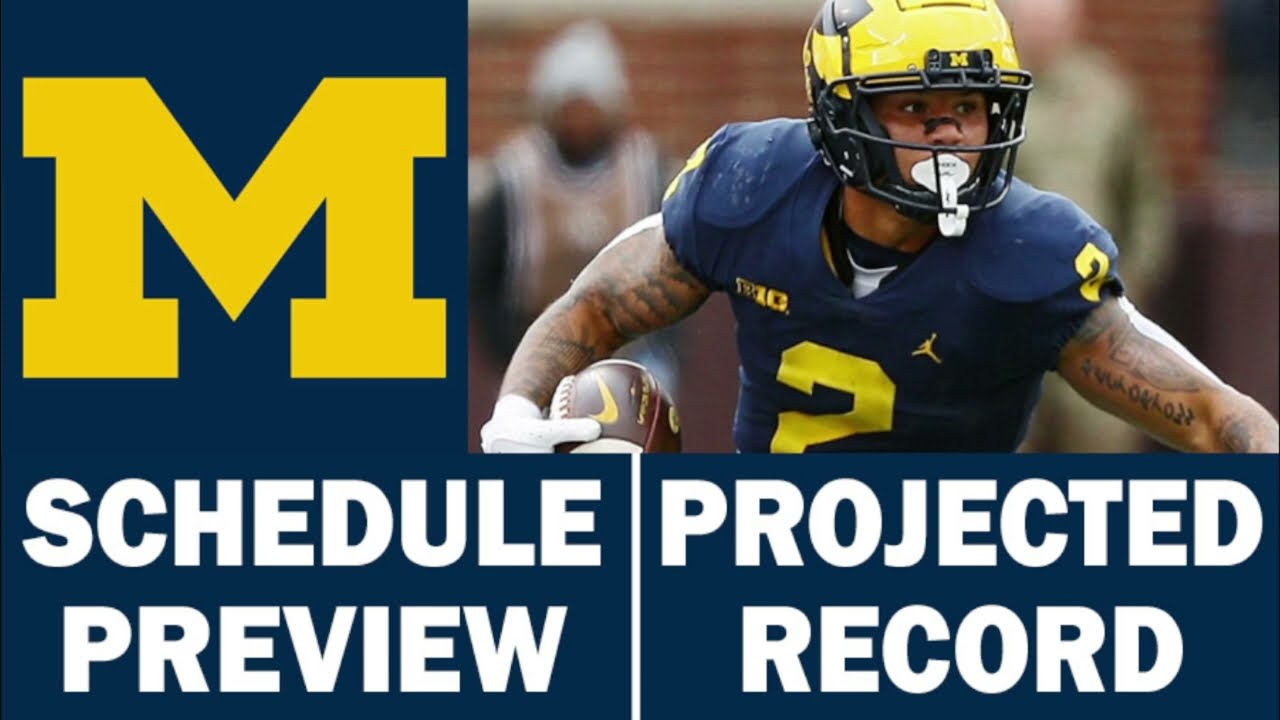 michigan football tour schedule