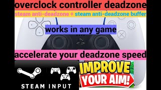 overclock your deadzone with these 2 settings for better aim / steam anti-deadzone buffer #apex