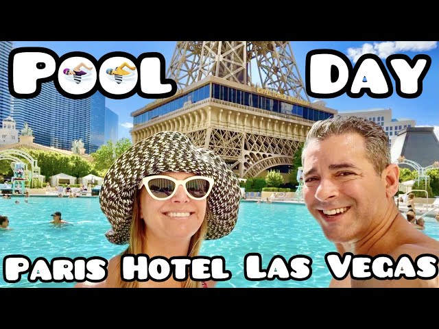 PARIS LAS VEGAS POOL DAY!! 🇫🇷 POOLS IN LAS VEGAS ARE OPEN