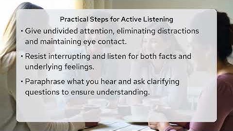 Does Active Listening Improve My Relationships?