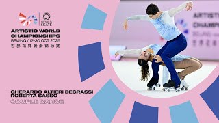 Gherardo Altieri Degrassiroberta Sasso - Couple Dance Seniores - Artistic World Championships 2025