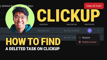 Hoe u een verwijderde taak op ClickUp kunt vinden: eenvoudige handleiding!