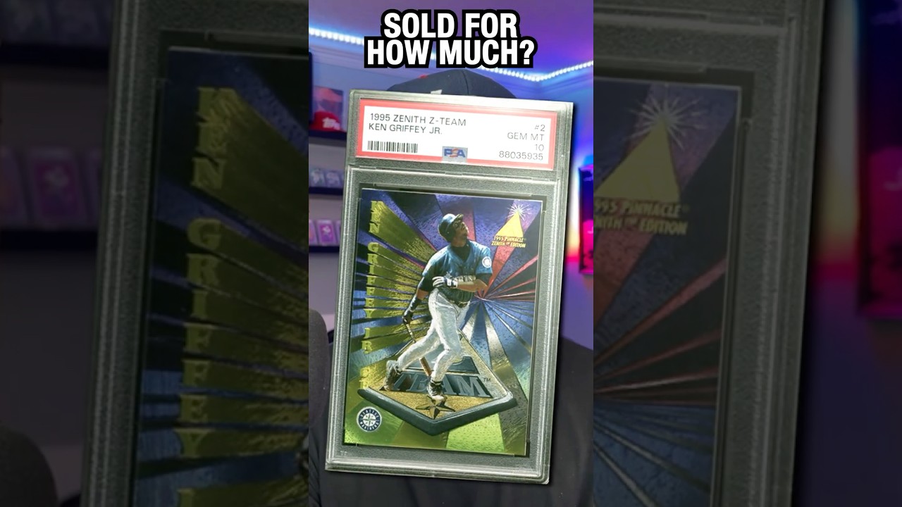 1995 ZENITH KEN GRIFFEY JR. Z-TEAM Baseball Card Insert graded PSA 