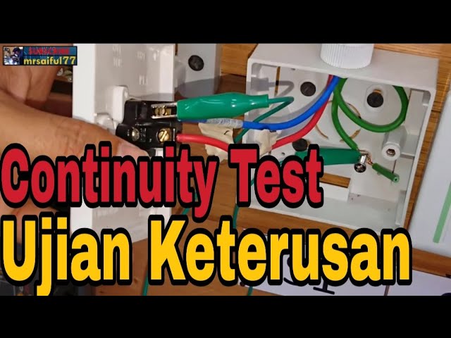 Part 1 Continuity Test Ujian Keterusan Youtube