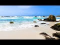 Magical california beach 6 hours of white sandy beach  beautiful ocean waves 4k